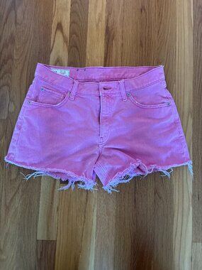 Pink Gap jean shorts